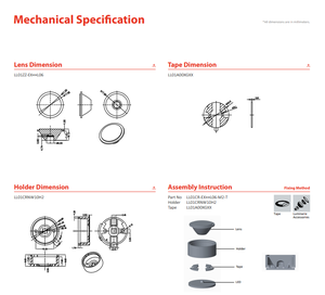 Lente Óptica Redonda Transparente de PC Ledlink de 22-25 Grados con Garantía de 5 Años para Iluminación Vial - Product Image 4