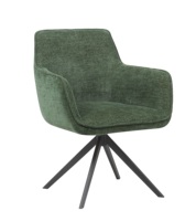 Chaise pivotante de luxe confortable, chaise de bureau moderne minimaliste mobile pour la réception d'hôtel et le bureau à domicile