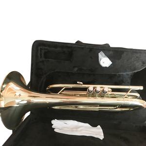 Trombón <span class=keywords><strong>de</strong></span> Marcha <span class=keywords><strong>de</strong></span> Latón <span class=keywords><strong>de</strong></span> Alta Calidad SEASOUND Si Bemol Dorado JYMTB1311 Producto OEM Trompeta Duradera - Product Image 6