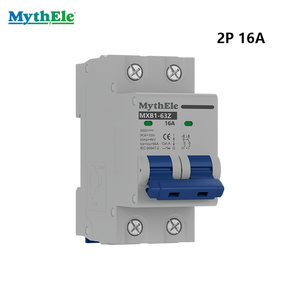 Disjuntor Miniatura DC 2P 16A 500V para Proteção Contra Sobrecarga em Sistemas Solares Fotovoltaicos - Product Image 1