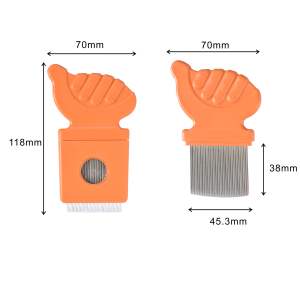 Peine para Eliminar Piojos, Personalizado, Duradero, Sin Deformación, Elimina los Piojos de la Cabeza, Peine Eliminador de Piojos - Product Image 4