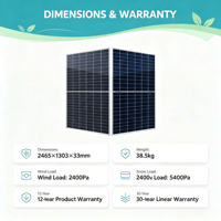 Fournisseur OEM de panneaux solaires bifaciaux à double vitrage 715W 740W N, boîte de jonction IP68 1500Vdc pour utilisation commerciale et industrielle