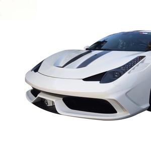 Couverture de capot avant en fibre de carbone sèche préimprégnée ultra-légère SP Track Aero Look, pièces de modification aftermarket pour Ferrari <span class=keywords><strong>458</strong></span> - Product Image 5