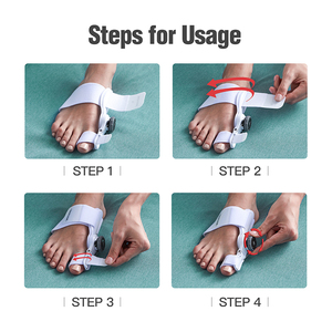 Séparateur d'orteils personnalisé OEM Correcteur d'oignon Hallux Valgus Bretelles orthopédiques Correction des orteils du correcteur <span class=keywords><strong>de</strong></span> Valgus <span class=keywords><strong>de</strong></span> nuit - Product Image 6