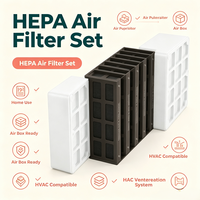 Filter Udara Hepa H13 ODM OEM Baru Efisiensi Tinggi Filter Udara Kotak Dapat Diganti HEPA Filter Pembersih Udara Karbon Aktif Pengganti