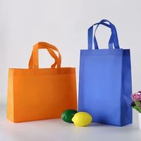Bolsa de tela reutilizable personalizada con estampado de letras, de tela no tejida, para supermercado, para compras, al por mayor, para regalo.