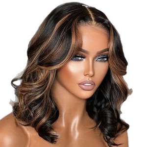 Peluca Corta Rizada para Mujer, Estilo Europeo Americano, Fácil de Cambiar de Peinado, con Flequillo Lateral y Ondas Grandes, 220g, en Stock - Product Image 3