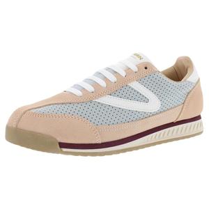 Chaussures pour femmes Tretorn Rawlins 2.0 en daim rose, style marche - Product Image 1
