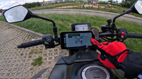 Caméra de tableau de bord antivol pour moto Aoocci C6 Pro avec GPS Tracker, écran tactile HD 6,25 pouces, double 1080P sans fil, étanche pour motard