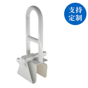 Barra de apoyo para bañera de 43 cm de altura, de acero al carbono, sin perforaciones, mango de seguridad para ancianos, mujeres embarazadas, soporte para baño - Product Image 3