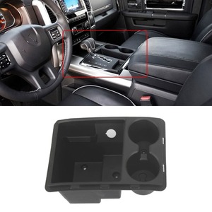 Support de rangement pour voiture, support de console centrale avant, porte-gobelet arrière pour Dodge RAM 2010-2018, kit carrosserie, accessoires de voiture - Product Image 1