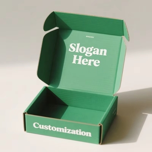 Muestra Gratuita de Caja Postal de Cartón Corrugado Plegable Personalizada con Impresión de Logotipo de Marca, Materiales Reciclados Ecológicos - Product Image 1