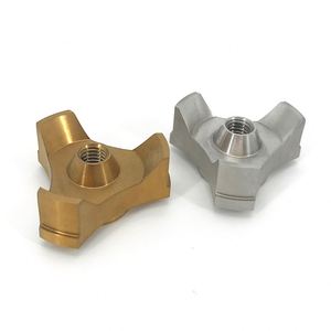 อุปกรณ์ประกอบชิ้นส่วนทองเหลือง อลูมิเนียม และสแตนเลส ผลิตด้วยเครื่อง CNC ตามแบบ พร้อมบริการเจาะรู ขึ้นรูปด้วยลวด EDM และการเจาะแบบ Broaching สำหรับงานบริการงานกลึง - Product Image 3
