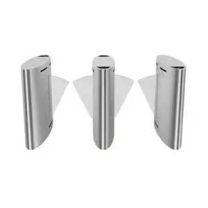 China Factory Made High Quality Automatic Outdoor Pedestrian Access Control Entrance Fast Channel Gate Turnstile Flap Barrier