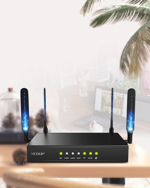 EDUP Wifi 4G Industrial  Modem Router for Bus Wifi, Vehicle Wifi, POS, ATM, Kiosks