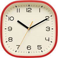 Jam Dinding Logam Retro Kustom dengan Alarm, Sensor Sentuh, Analog Quartz, Desain Modern untuk Dekorasi Rumah dan Meja Kerja