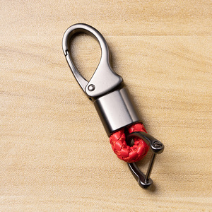 Promotional <strong>Car</strong> Gifts Key Fob Keychains PU Leather Carabiner Keychain with D-Ring and <strong>Eagle</strong> Beak Buckle Custom <strong>Logo</strong> Option - Product Image 4