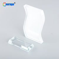 Souvenir d'événement, trophée personnalisé, impression par sublimation, plaque en cristal, cadre photo en verre, vierge, BXP-05