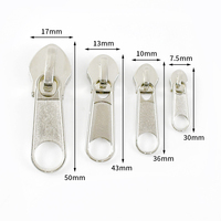 Deepeel KY378 5 # KY378 5 # Résine Nylon Argent Zip Extracteur Bagages & Vêtements Accessoires Sac Réparation Alliage Fermeture Éclair Curseur