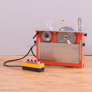 Scie à bois portable à double lame, machine à scier circulaire automatique, moteur sans balais, scie de table d'occasion pour le travail du bois, scie à panneaux - Product Image 5
