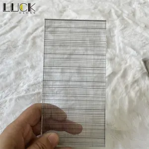 Art Designer Glass Walls Clear Float Glass Price Per m2 Pattern Fabric Metal Wire Laminated Glass