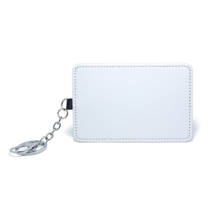 Porte-clés en cuir PU thermique, impression par transfert thermique, porte-carte de crédit, carte d'identité, carte de crédit, porte-clés blanc, Sublimation, porte-carte vierge - Product Image 3