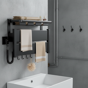 <span class=keywords><strong>Radiador</strong></span> Eléctrico para Baño, <span class=keywords><strong>Toallero</strong></span> Calefactor <span class=keywords><strong>de</strong></span> Pared con Termostato Inteligente, <span class=keywords><strong>Toallero</strong></span> Eléctrico <span class=keywords><strong>de</strong></span> Aleación <span class=keywords><strong>de</strong></span> Aluminio para Uso Doméstico - Product Image 2