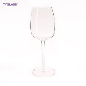 TYGLASS Custom Personalized Logo Luxury Retro Clear Crystal Wine Glasses With Stem For Drinking Red White Cabernet Wine As Gifts