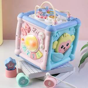 Vente en gros Montessori Classic Cubes d'activités Jouets éducatifs occupés pour enfants, y compris Juguetes Para Baby Learning Cube - Product Image 2