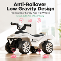 Voiture à roulettes pour enfants à 4 roues, en plastique PP, roues silencieuses, trotteur pour tout-petits, jouet à pousser pour bébé, 0-24 mois et 2-4 ans, livraison rapide