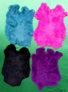 Premium Kwaliteit Op Maat Gemaakte Kleur Konijnenhuid Groothandel Verven Eenkleurige Huiden/Huiden Te Koop - Product Image 5