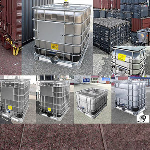 Serbatoio IBC in Acciaio Resistente per Contenimento e Stoccaggio Industriale di Oli e Carburanti per Attrezzature di Trasporto Chimico - Product Image 4