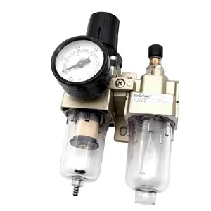 Air Filter Regulator Lubricator SMC type FRL pneumatic air source treatment units