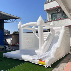 <span class=keywords><strong>Castillo</strong></span> Inflable con Tobogán y Piscina, Tobogán Acuático Inflable para Eventos Infantiles - Product Image 4