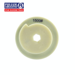 Tampone per Lucidatura Continua Fullux 125mm con Attacco a Chiocciola, Liscio e Morbido per Lucidatura di Bordi di Granito, Marmo e Altre Pietre Morbide - Product Image 5