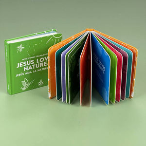 ชุดหนังสือเด็กคุณภาพสูงแบบ OEM พิมพ์หนังสือปกแข็งหนาพร้อมมุมโค้งมน - Product Image 4