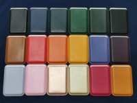 Dompet Ponsel Magnet Warna Logo Kustom W3 Pu, Tempat Kartu Kredit/ID Magnetik, Casing Kulit untuk iPhone 14 15 16 Pro Max