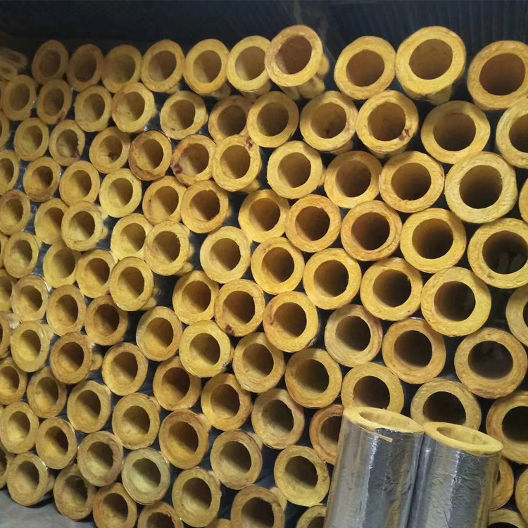 Steam Pipeline Heat Insulation Tube Glass Wool For Cold And Hot Water Equipment