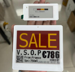 Sistema de etiquetas electrónicas ESL de precio digital, todo en uno, para venta al por mayor, etiquetas de tinta electrónica para accesorios de sistemas de estanterías de almacén - Product Image 1