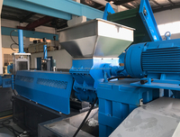 Horserider Machine de granulation de recyclage de plastique humide Ligne de granulation rigide PP PE ABS Machine de matière première de granule de plastique