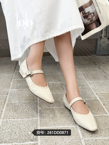 <span class=keywords><strong>Zapatos</strong></span> Planos de Piel Genuina para Mujer, Primavera, Verano, Otoño 2026, Transpirables, Cómodos, de Piel de Oveja, Estilo Bailarina, Mary Jane, <span class=keywords><strong>Casuales</strong></span>, Preppy - Product Image 5