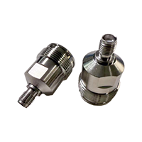 Adaptateur de connecteur 4.3-10/SMA-KK en laiton, prix de gros, connecteur femelle 4.3-10 vers connecteur femelle SMA