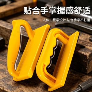Poignée de poussée Niu Heng Carpenter en plastique antidérapante à motif diamant pour machines à bois - Product Image 4