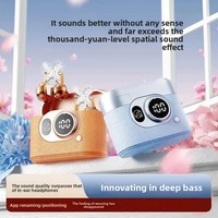 Earbud Nirkabel GTS17 Gaya Kamera Retro, Bluetooth 5.4, Asisten Suara AI, Peredam Kebisingan ENC, Headset Olahraga
