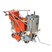 Machine de marquage routier manuelle, équipement de traçage routier pour le marquage des parkings et des allées