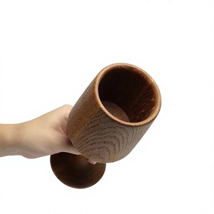 Eco Friendly Wooden <b>Wine</b> Cup Handmade Solid Wood Tableware Supplier Luxury Handmade Wooden <b>Wine</b> <b>Goblet</b> Natural Wood Drinking Cup - Product Image 3