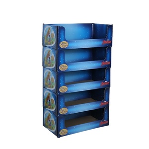 Nhà Máy Bán Buôn Tùy Biến Miễn Phí Đứng Tấm Các Tông Rack Hiển Thị/Đứng Giấy Vòng Bơi Hiển Thị Standee Kệ - Product Image 5