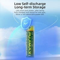Pilas Secas de Carbono Zinc AA AAA PUJIMAX, Paquete de 64 Unidades (32AA+32AAA), 1.5V R6P R03P, Pilas Desechables para Reloj, Calculadora, Control Remoto de TV