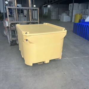 Conteneur à palettes isotherme à double paroi du fabricant d'origine, bac à <span class=keywords><strong>poisson</strong></span> pour le transport et le stockage des aliments - Product Image 6