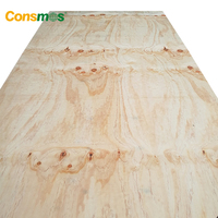 Madera contrachapada CDX de pino estructural de 12mm y 18mm para uso en construcción